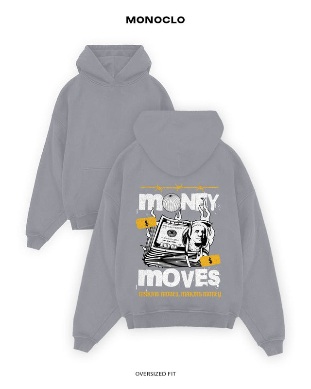 Худі Monoclo Money Moves – Сірий