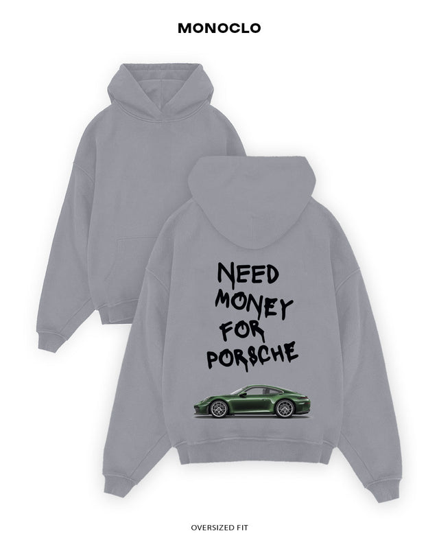 Худі Monoclo Need Money For Porsche Green