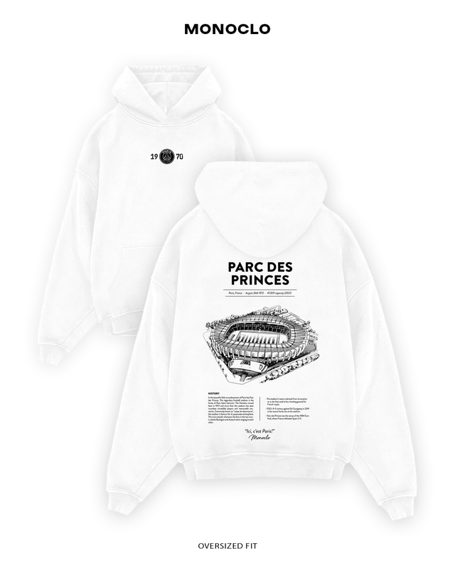 Худі Monoclo PSG Parc des Princes – Білий