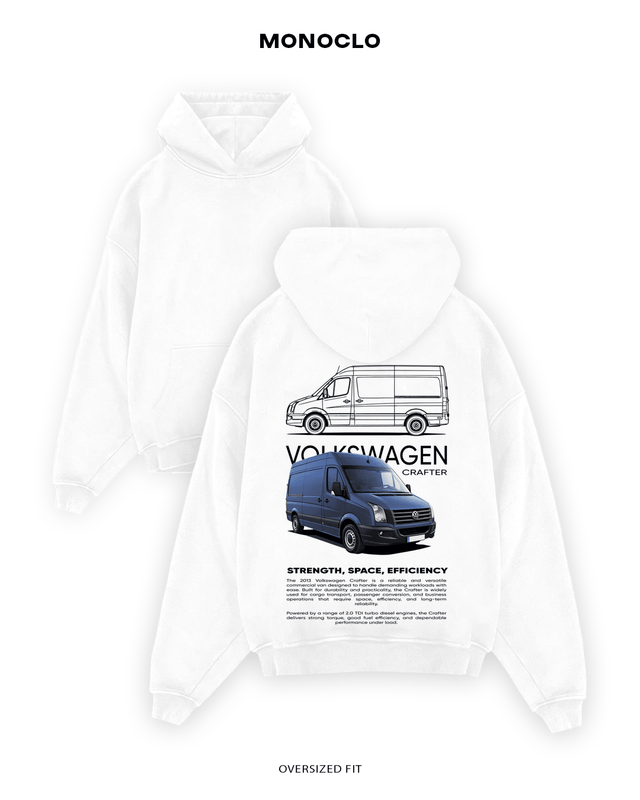 Худі Monoclo Volkswagen Crafter – Білий