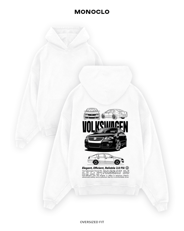 Худі Monoclo Volkswagen Passat B6 – Білий