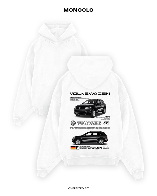 Худі Monoclo Volkswagen Touareg R – Білий