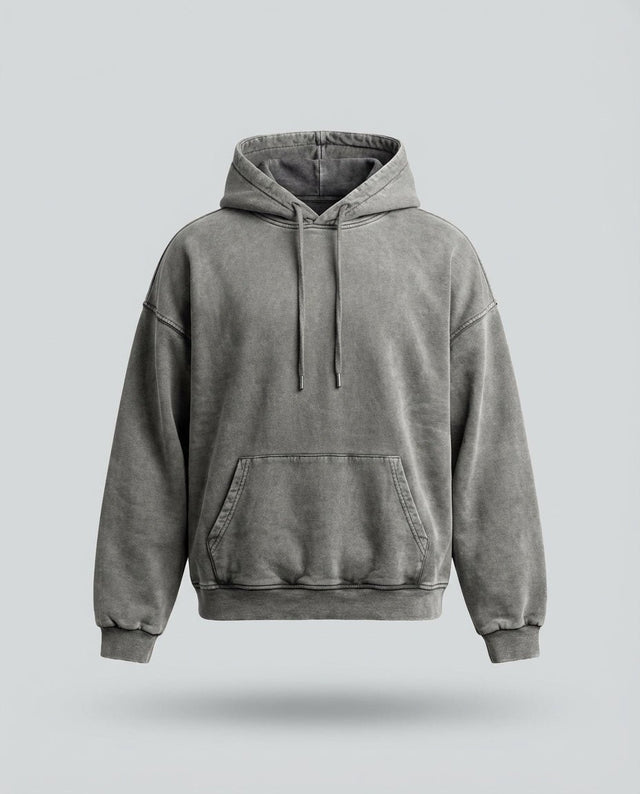 Худі oversize варене вінтаж сіре