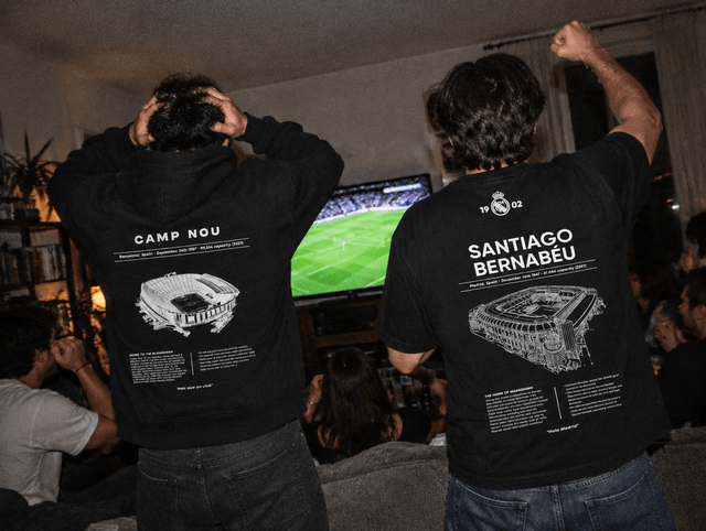 Футболки зі стадіонами: Camp Nou, Bernabéu, Anfield та інші арени - MONOCLO UA