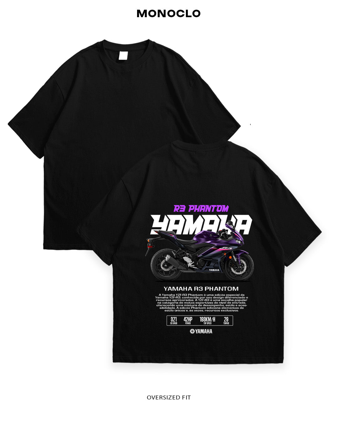 Футболка Yamaha R3 Phantom