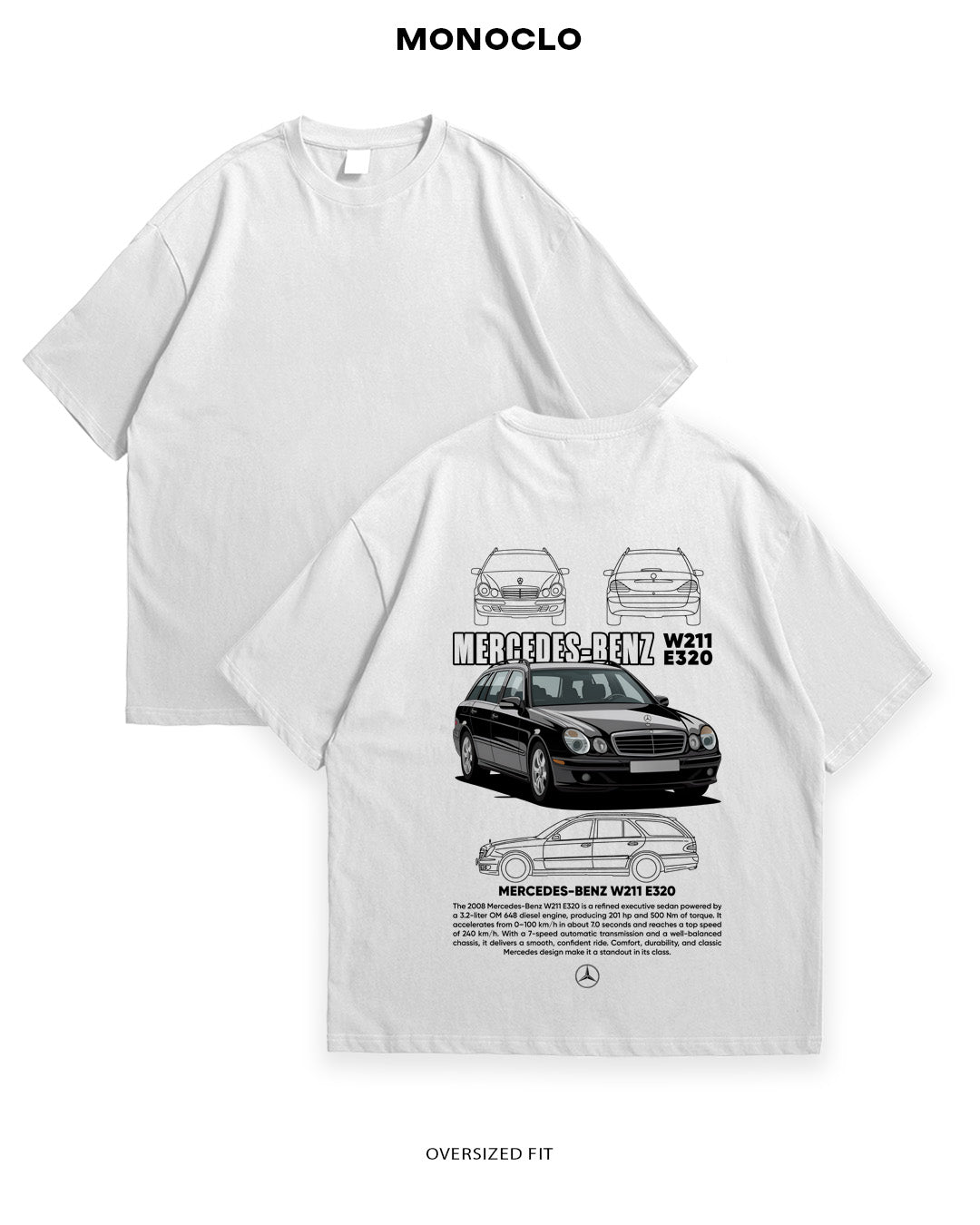 Футболка Mercedes-Benz W211 E320