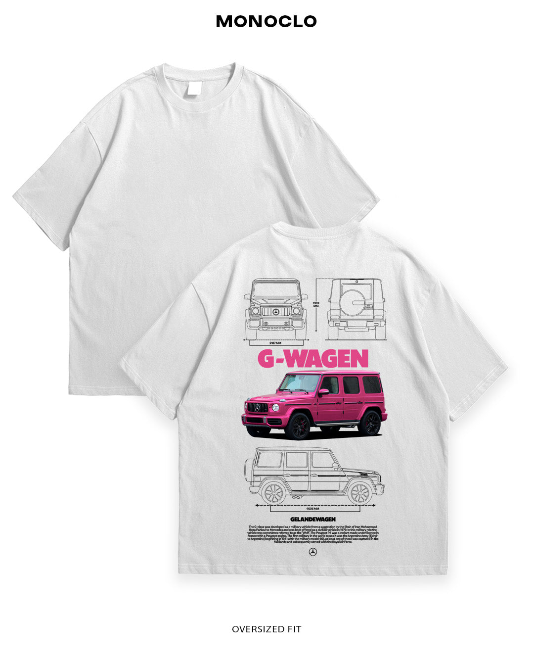 Футболка Mercedes-Benz G-Wagen Pink Edition