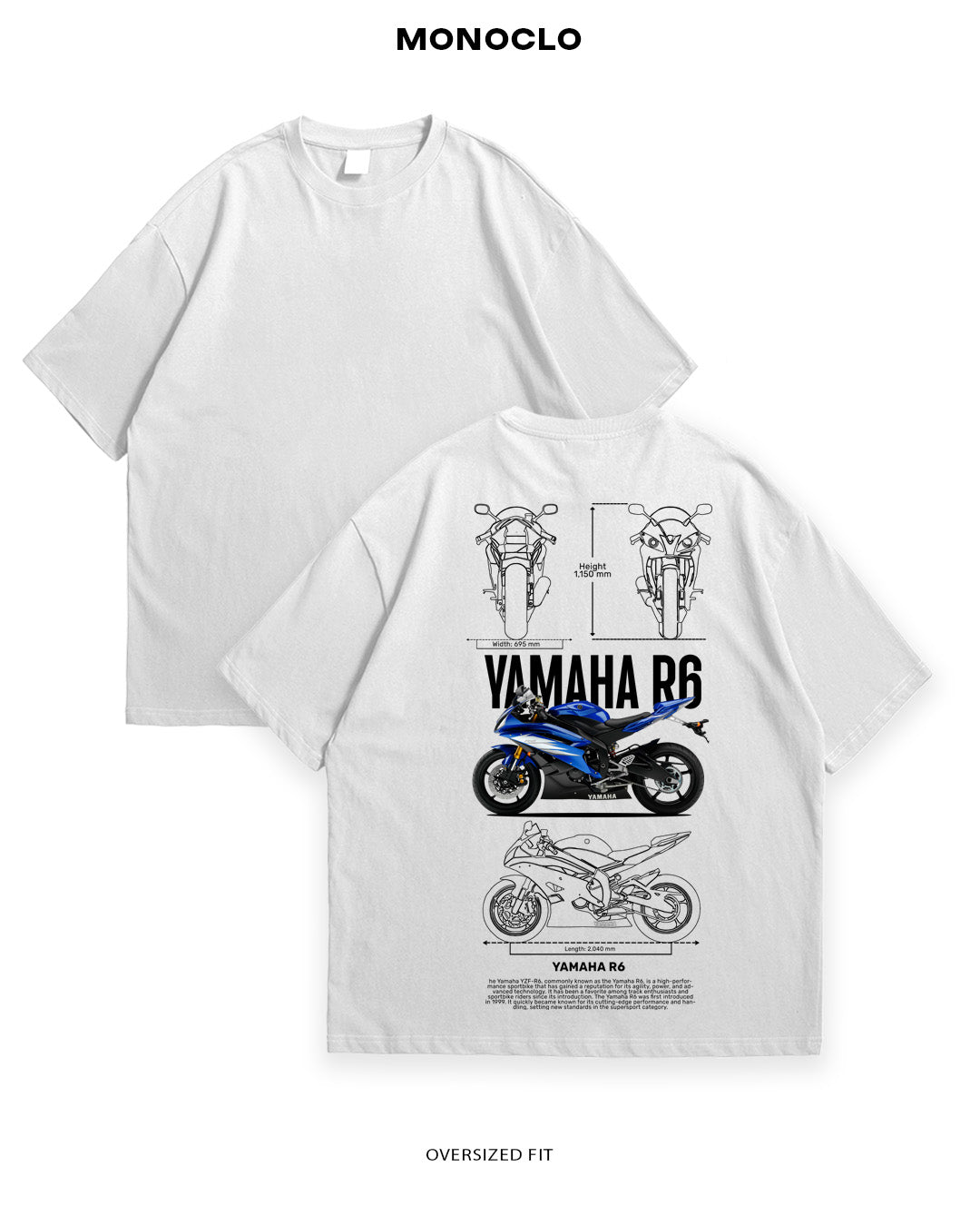 Футболка Yamaha R6