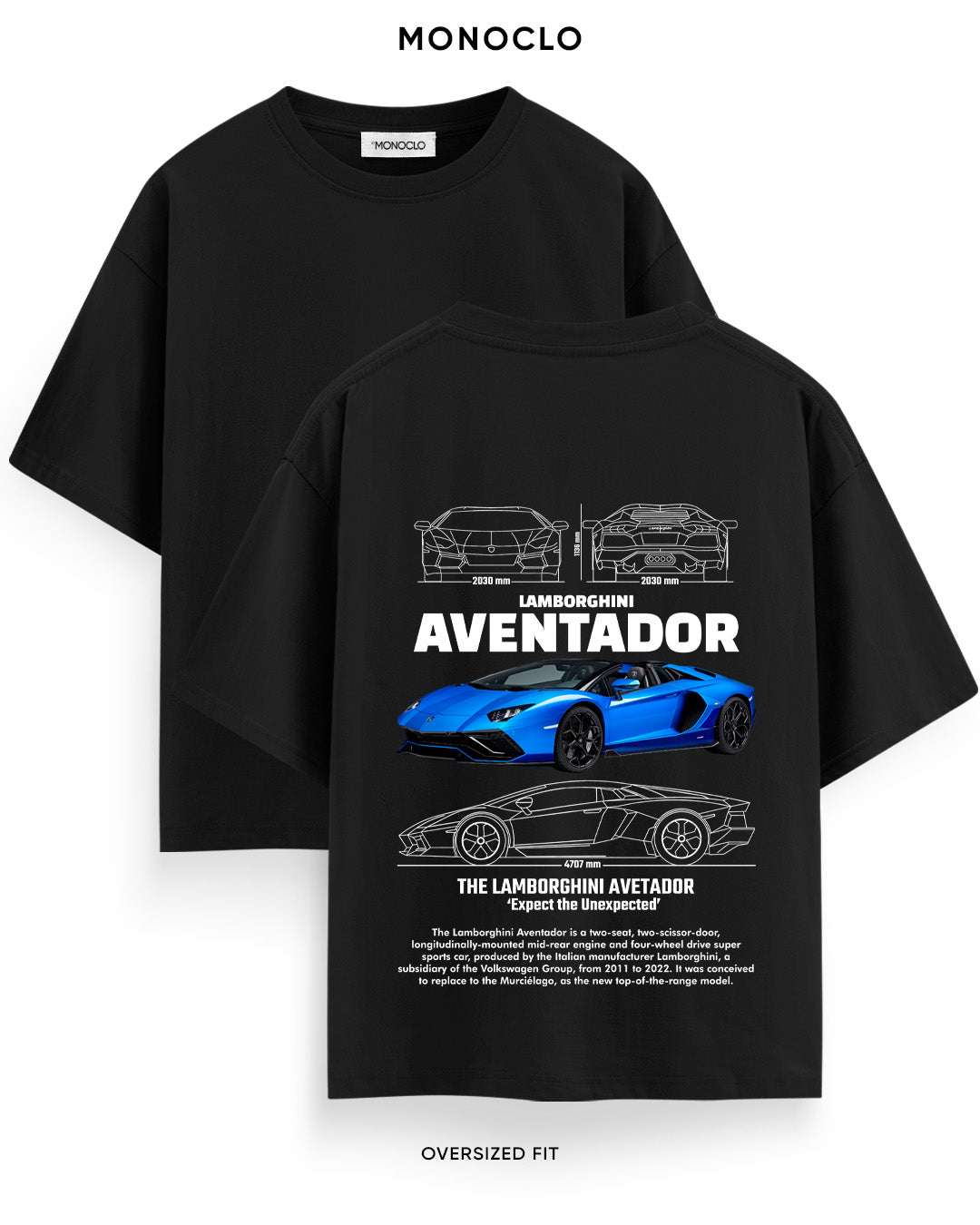 Футболка Monoclo Lamborghini Aventador Laguna