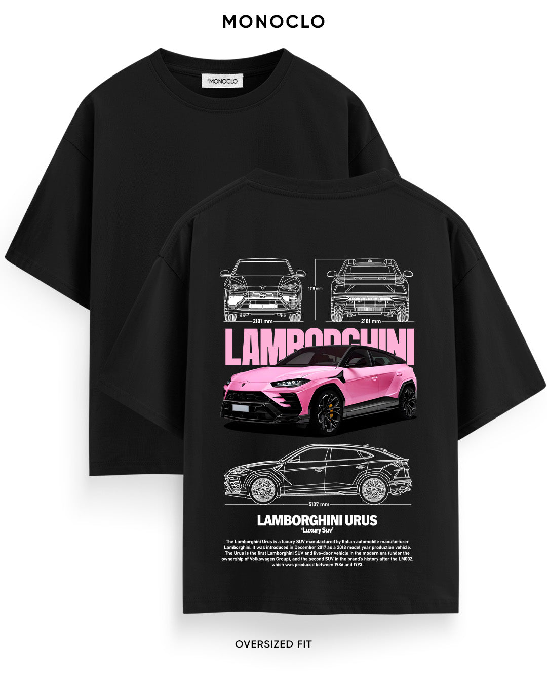 Футболка Monoclo Lamborghini Urus Marshmallow