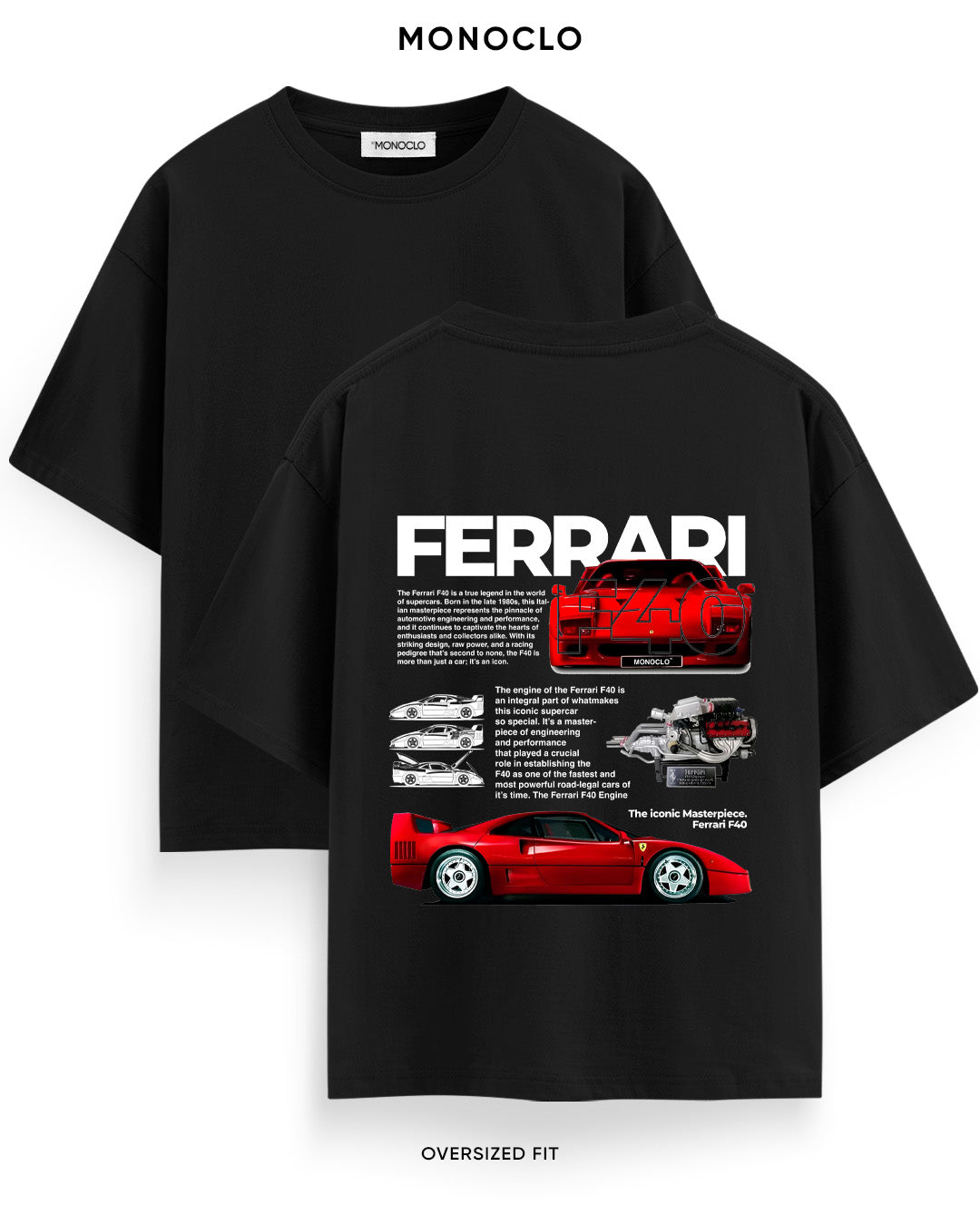 Футболка Monoclo Ferrari F40