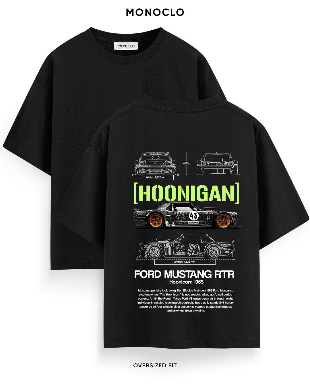 Футболка Ford Mustang Hoonigan RTR