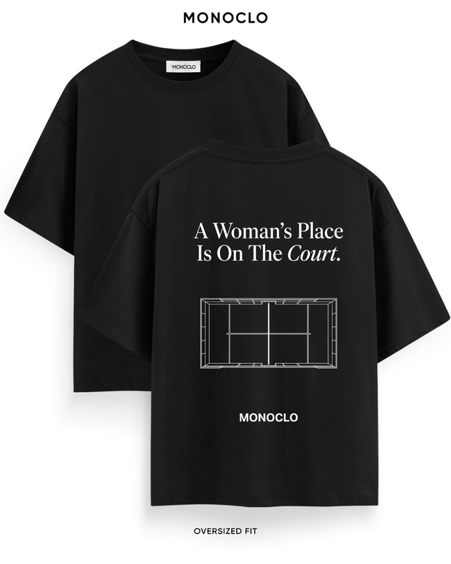 Футболка Monoclo A Woman's Place Is On The Court