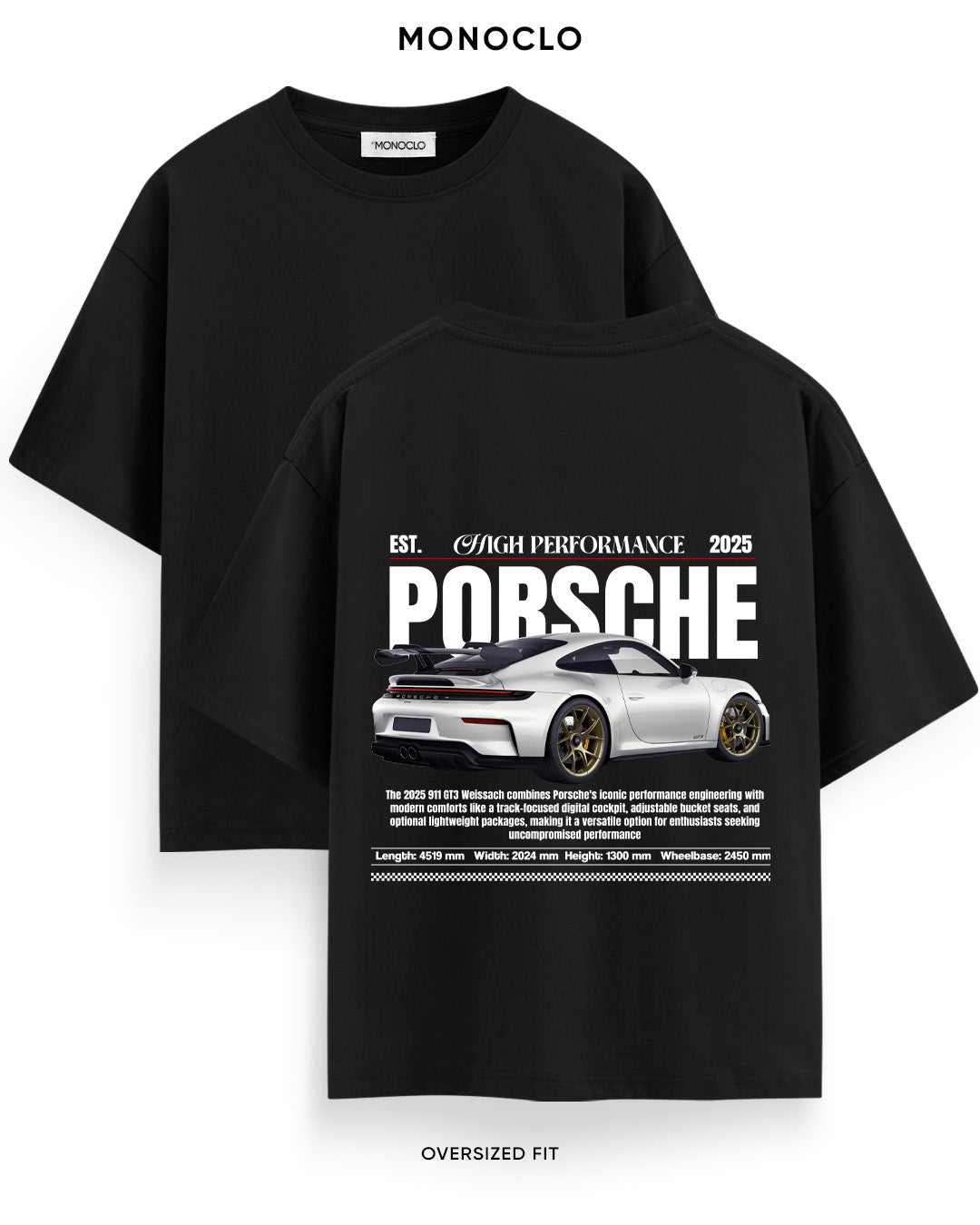 Футболка Monoclo Porsche 911 Weissach