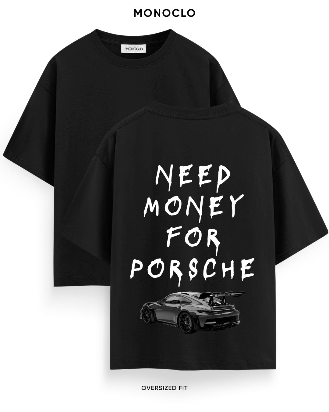 Футболка Monoclo Need Money For Porsche 911