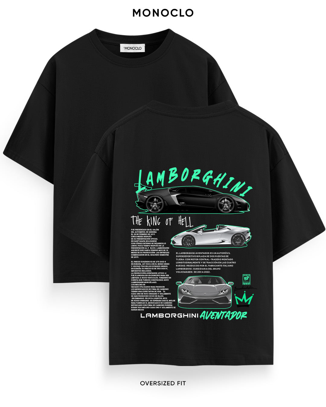 Футболка Monoclo Lamborghini Aventador Prince