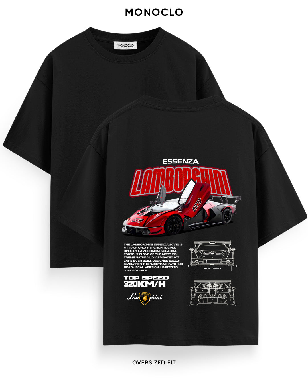 Футболка Monoclo Lamborghini Essenza