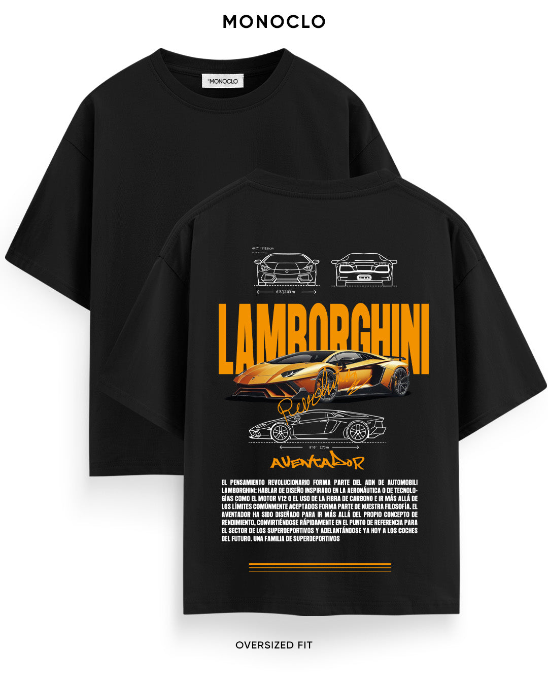 Футболка Monoclo Lamborghini Grafiti