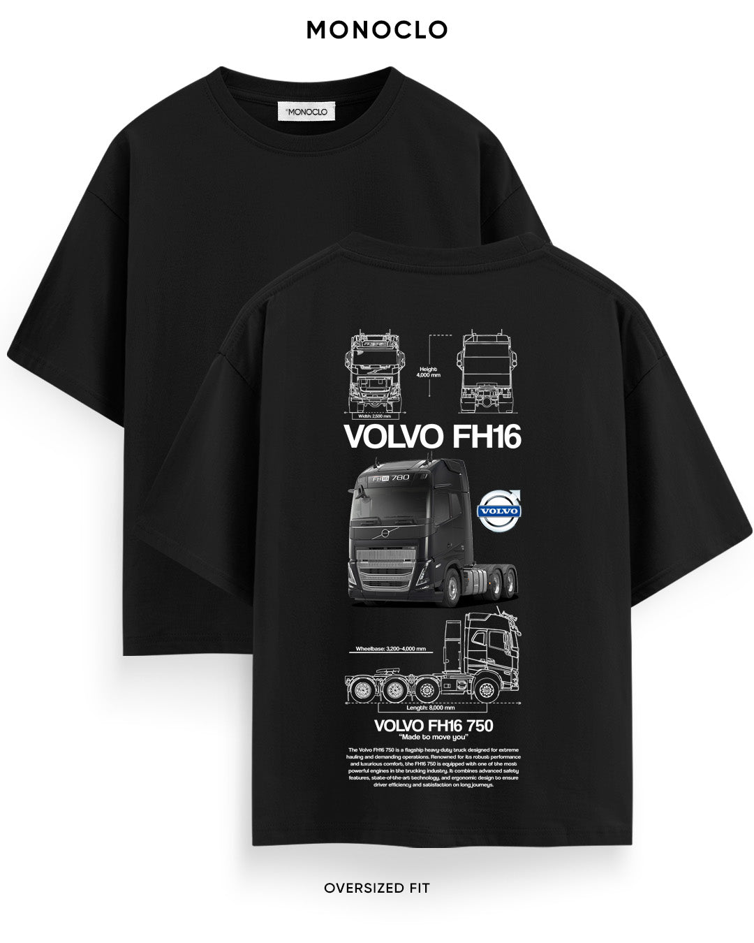 Футболка Monoclo Volvo FH16 750