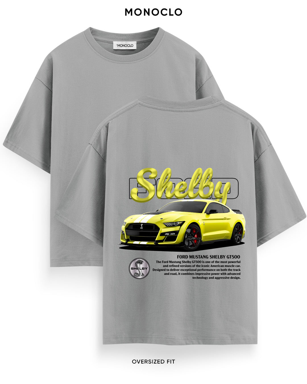 Футболка Monoclo Ford Mustang Shelby GT500 Lime