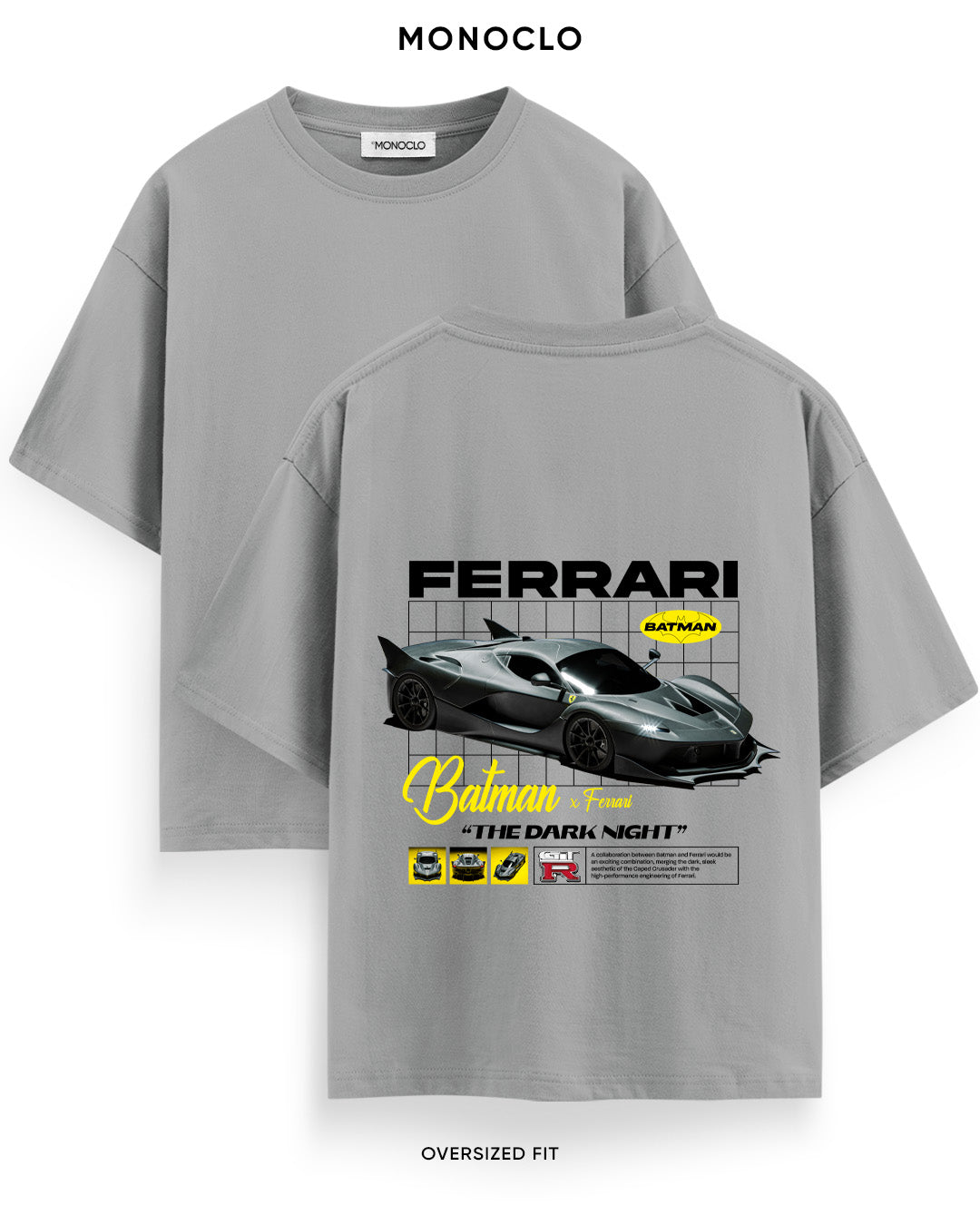Футболка Monoclo Batman x Ferrari