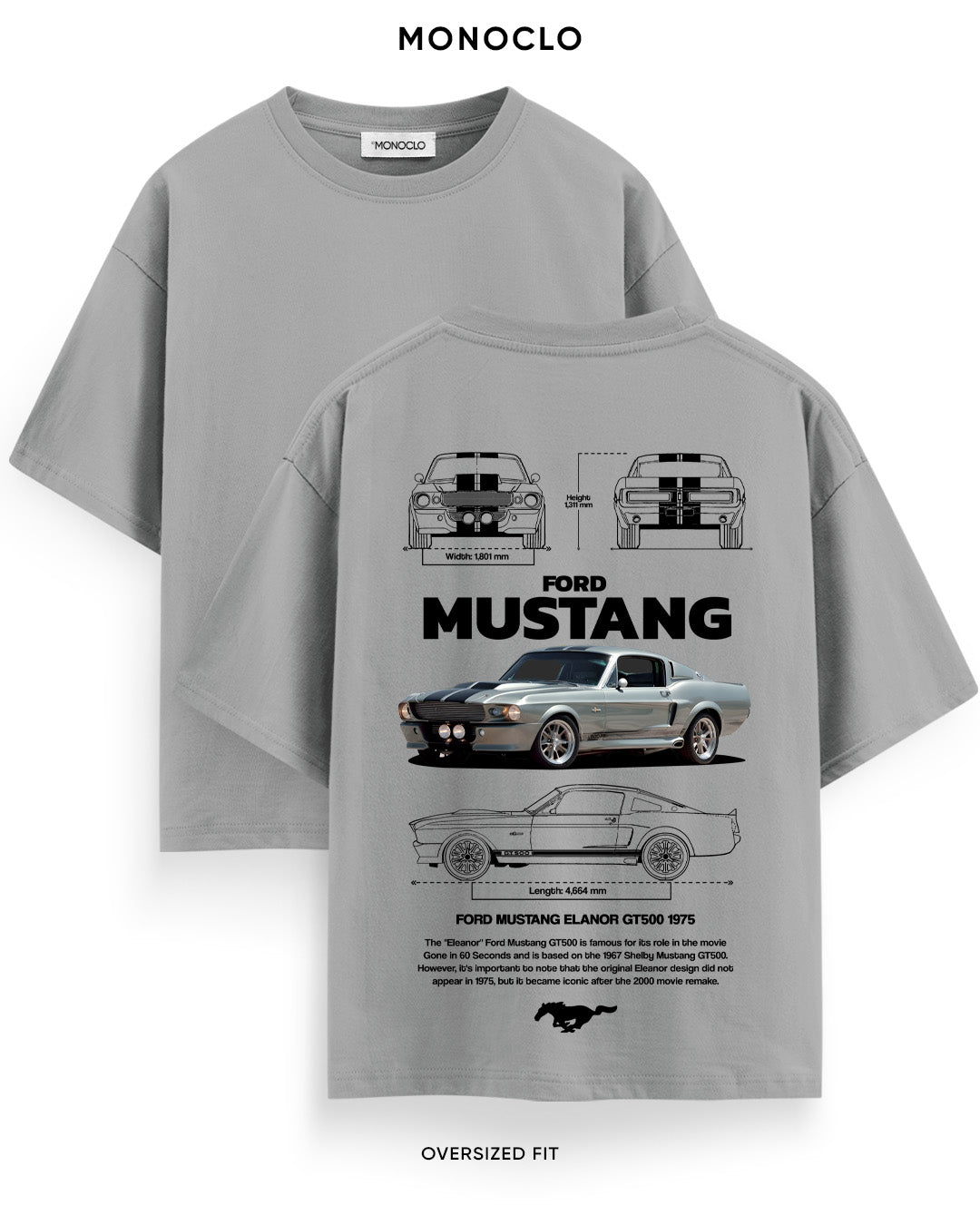 Футболка Ford Mustang Eleanor GT500 1967