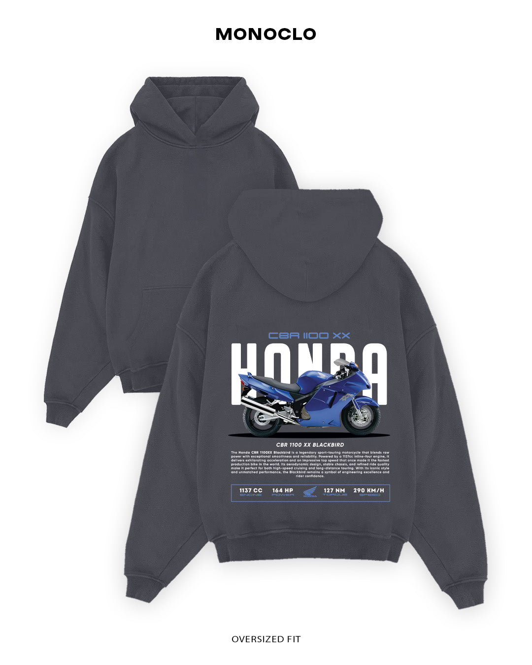 Худі Monoclo Honda CBR 1100XX Blackbird