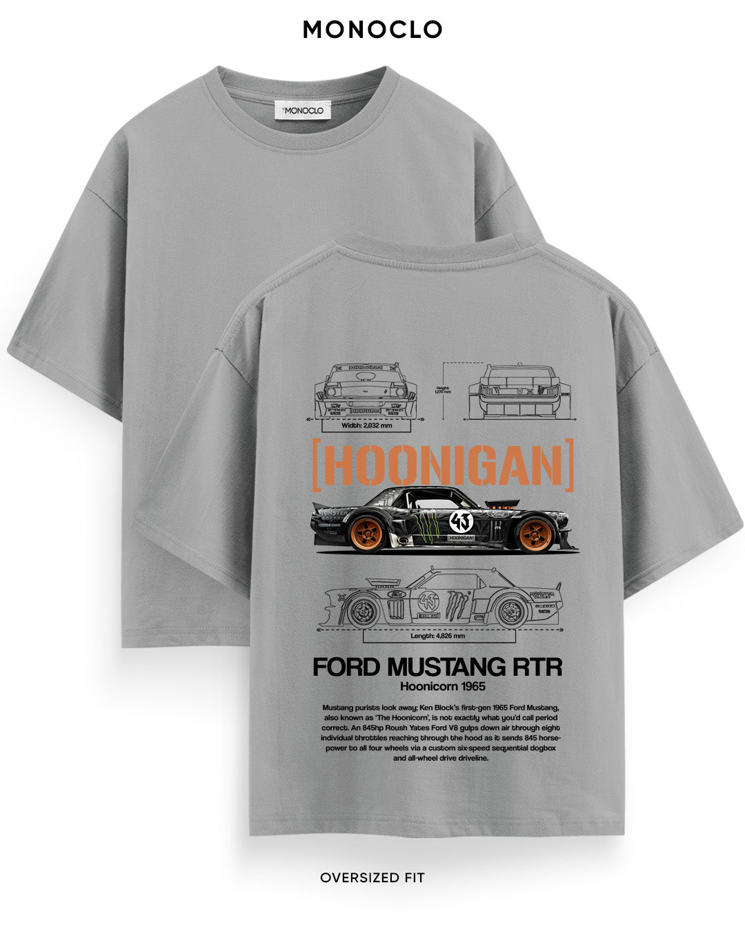 Футболка Ford Mustang Hoonigan RTR