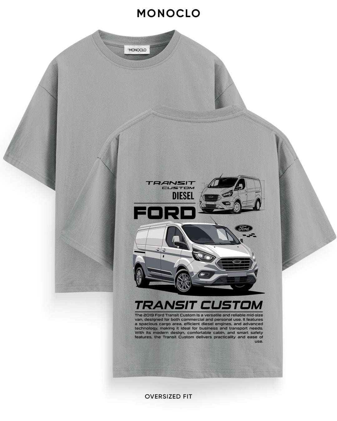 Футболка Monoclo Ford Transit Custom Diesel
