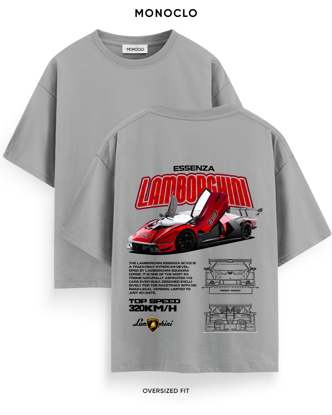 Футболка Monoclo Lamborghini Essenza