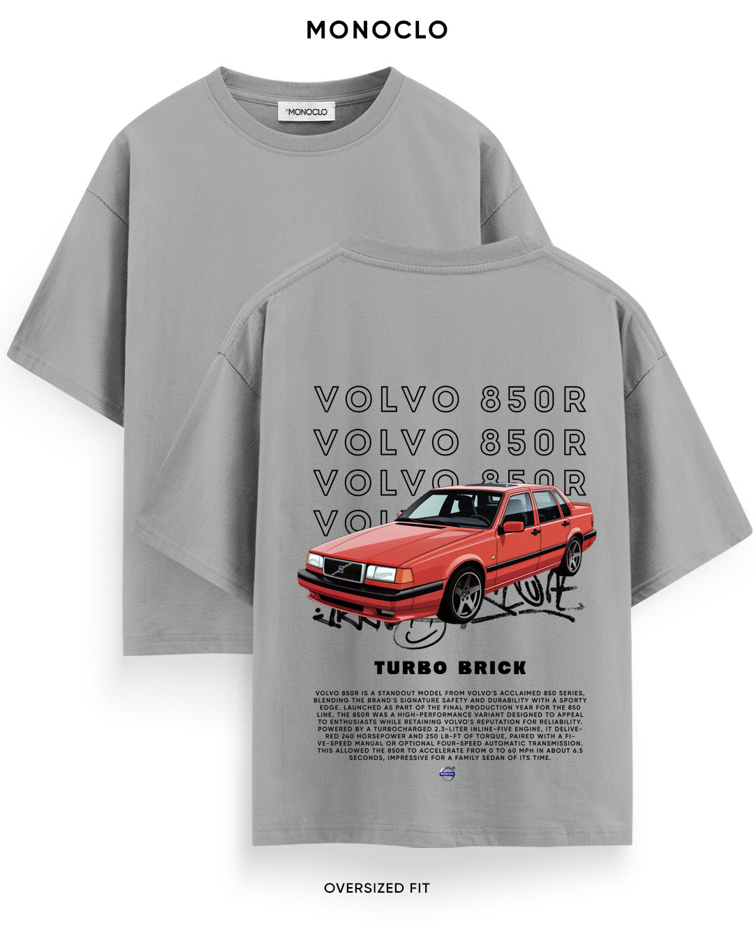 Футболка Monoclo Volvo 850R Turbo Brick