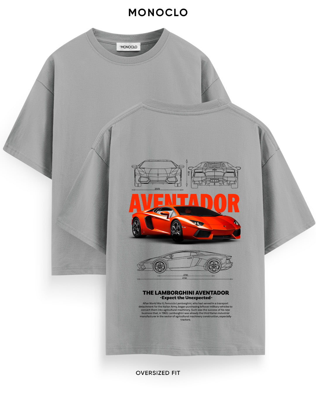 Футболка Monoclo Lamborghini Aventador