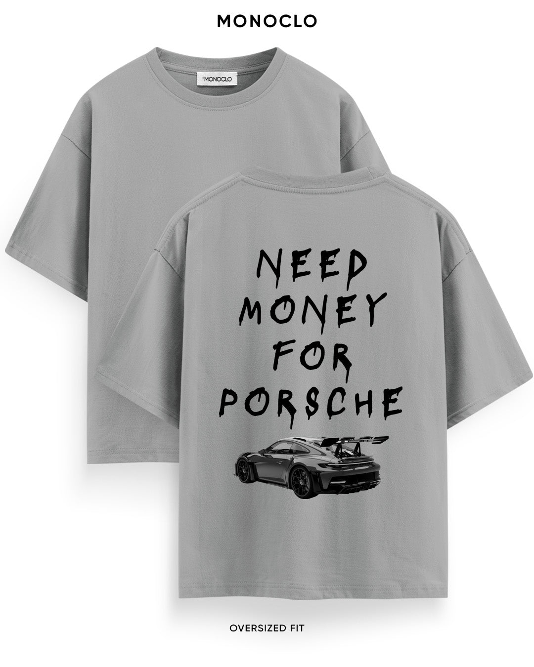 Футболка Monoclo Need Money For Porsche 911