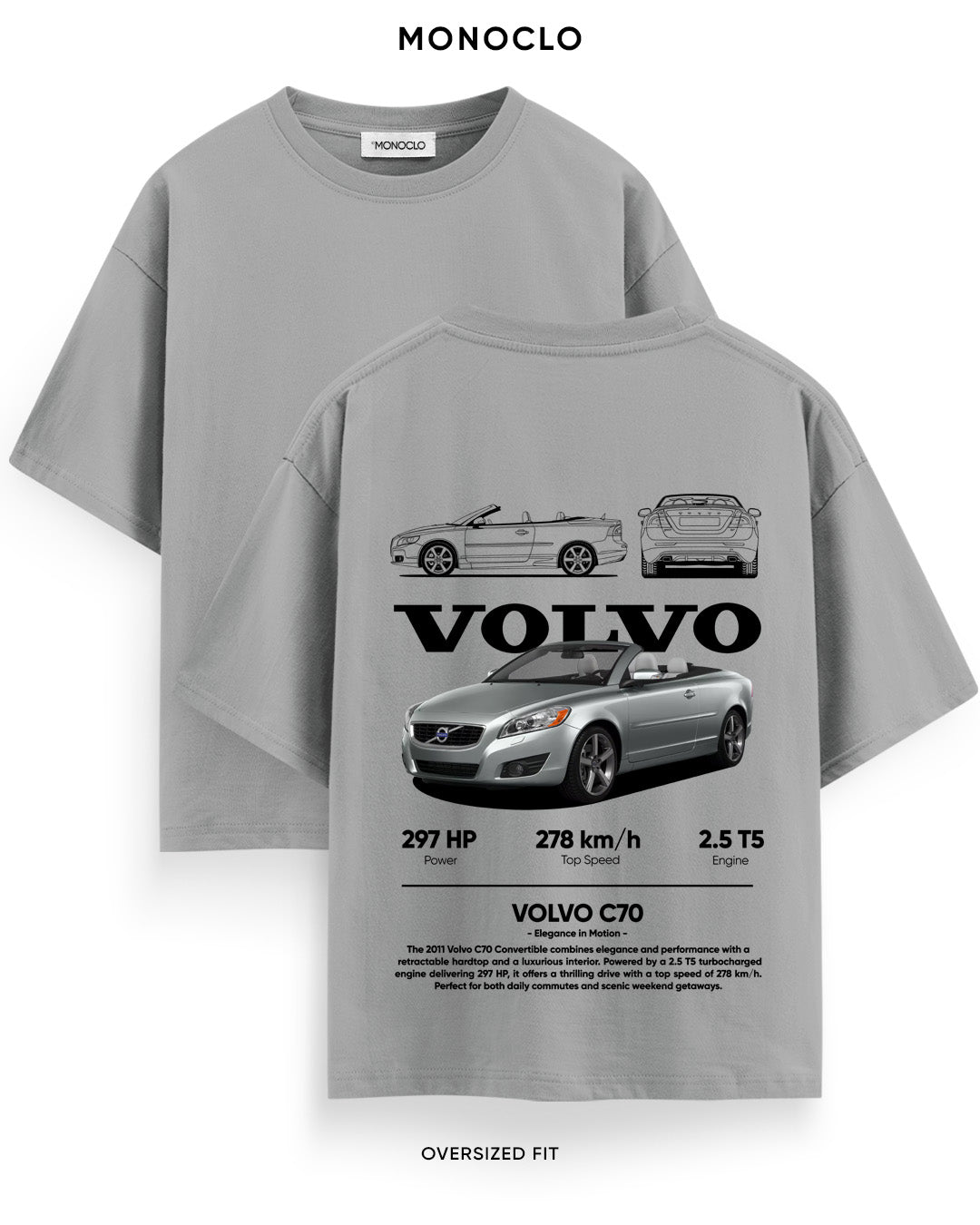 Футболка Monoclo Volvo C70