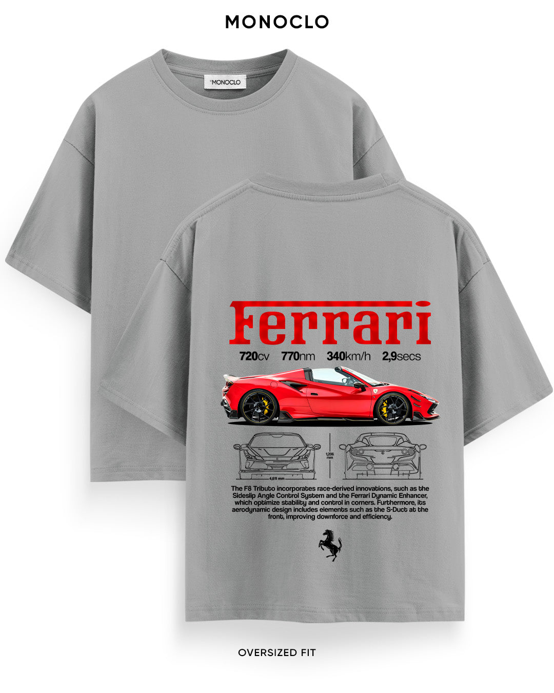 Футболка Monoclo Ferrari F8 Tributo