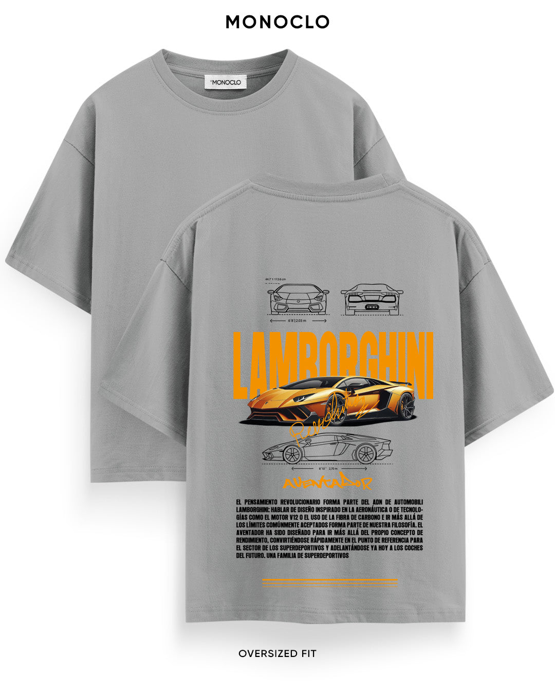 Футболка Monoclo Lamborghini Grafiti