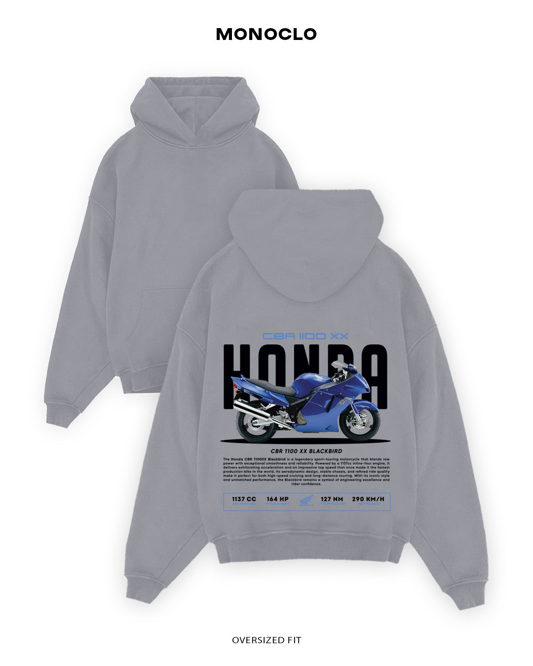 Худі Monoclo Honda CBR 1100XX Blackbird