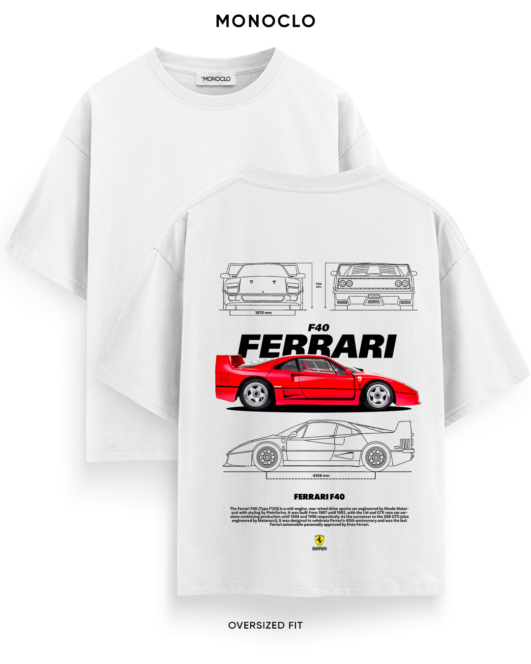 Футболка Monoclo Ferrari F40 #2