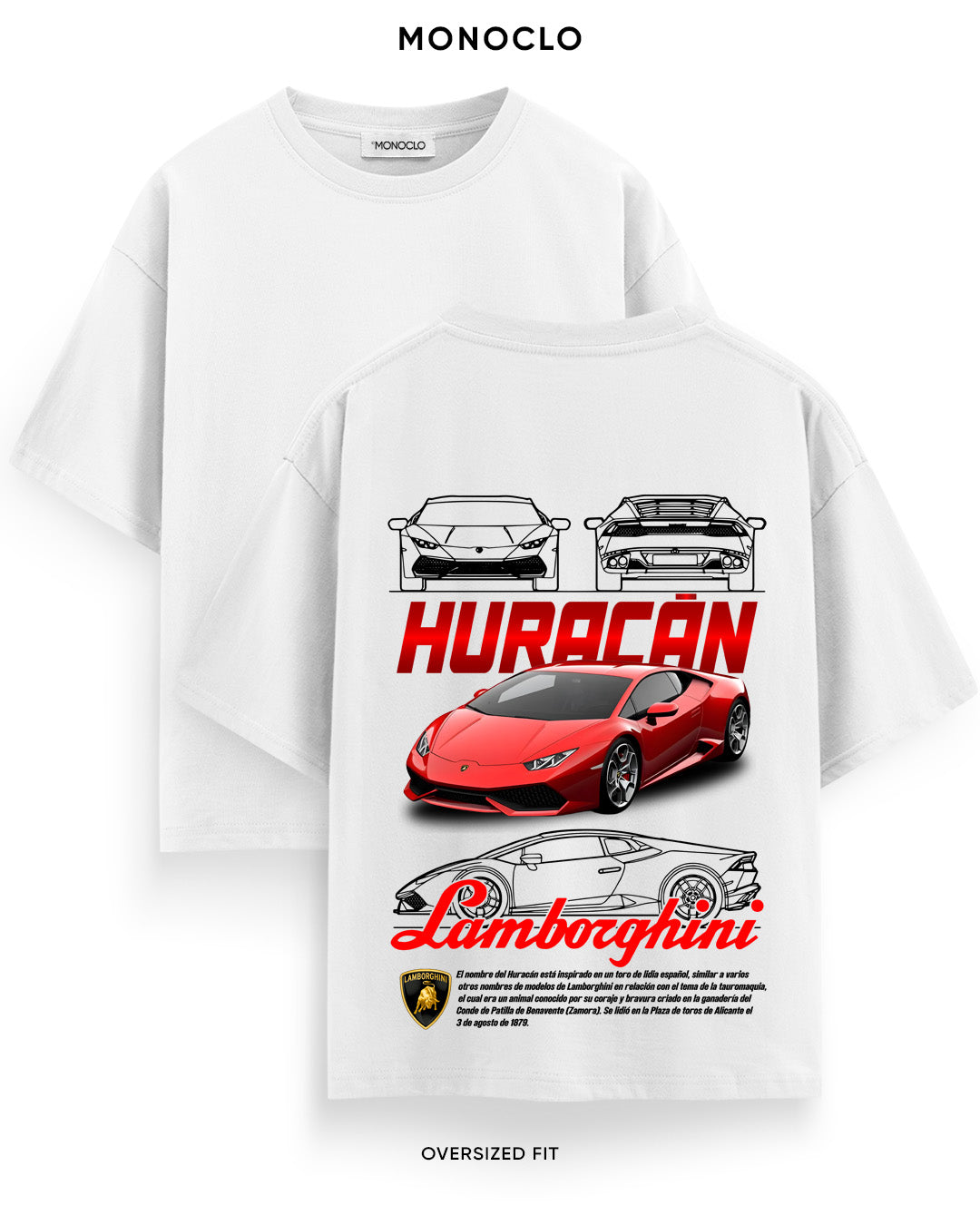 Футболка Monoclo Lamborghini Huracan