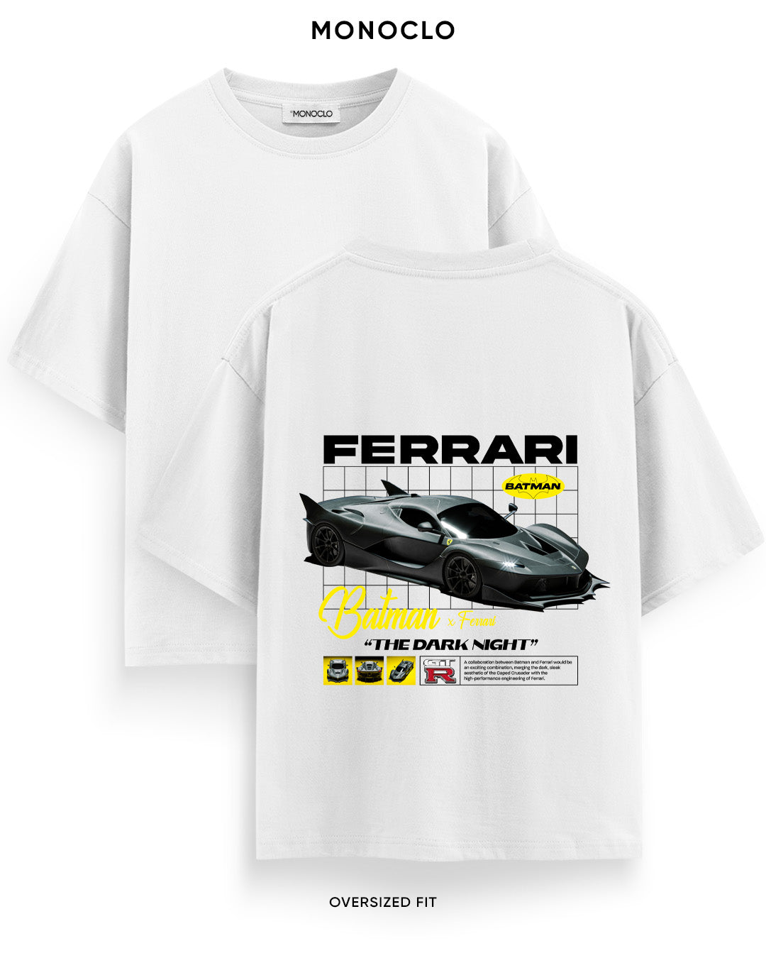 Футболка Monoclo Batman x Ferrari