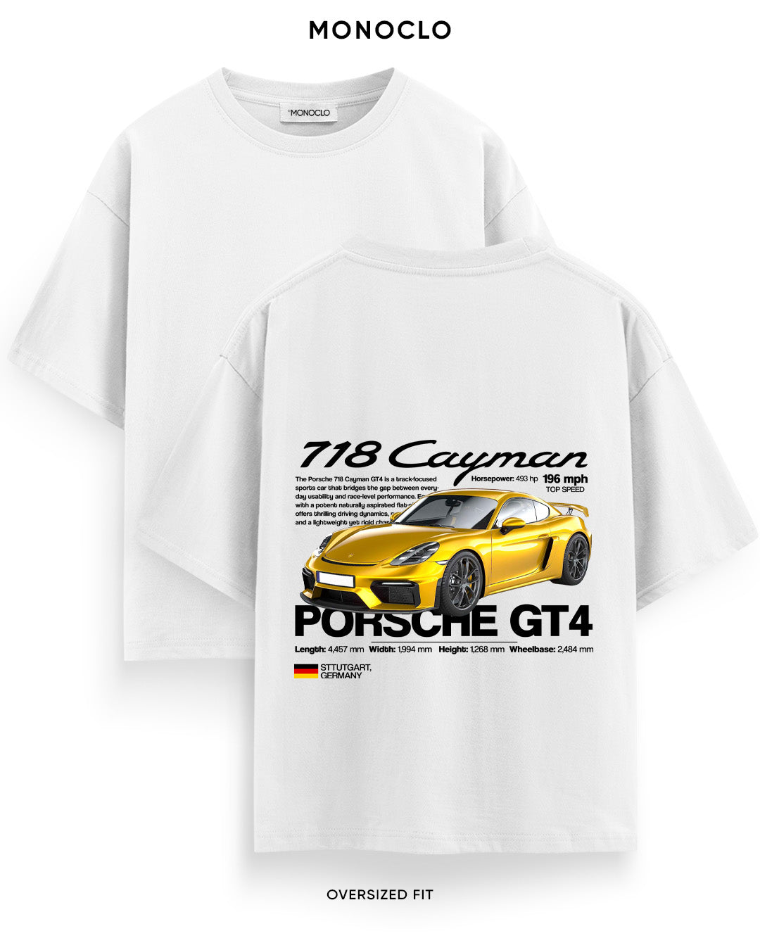 Футболка Porsche 718 Cayman GT4