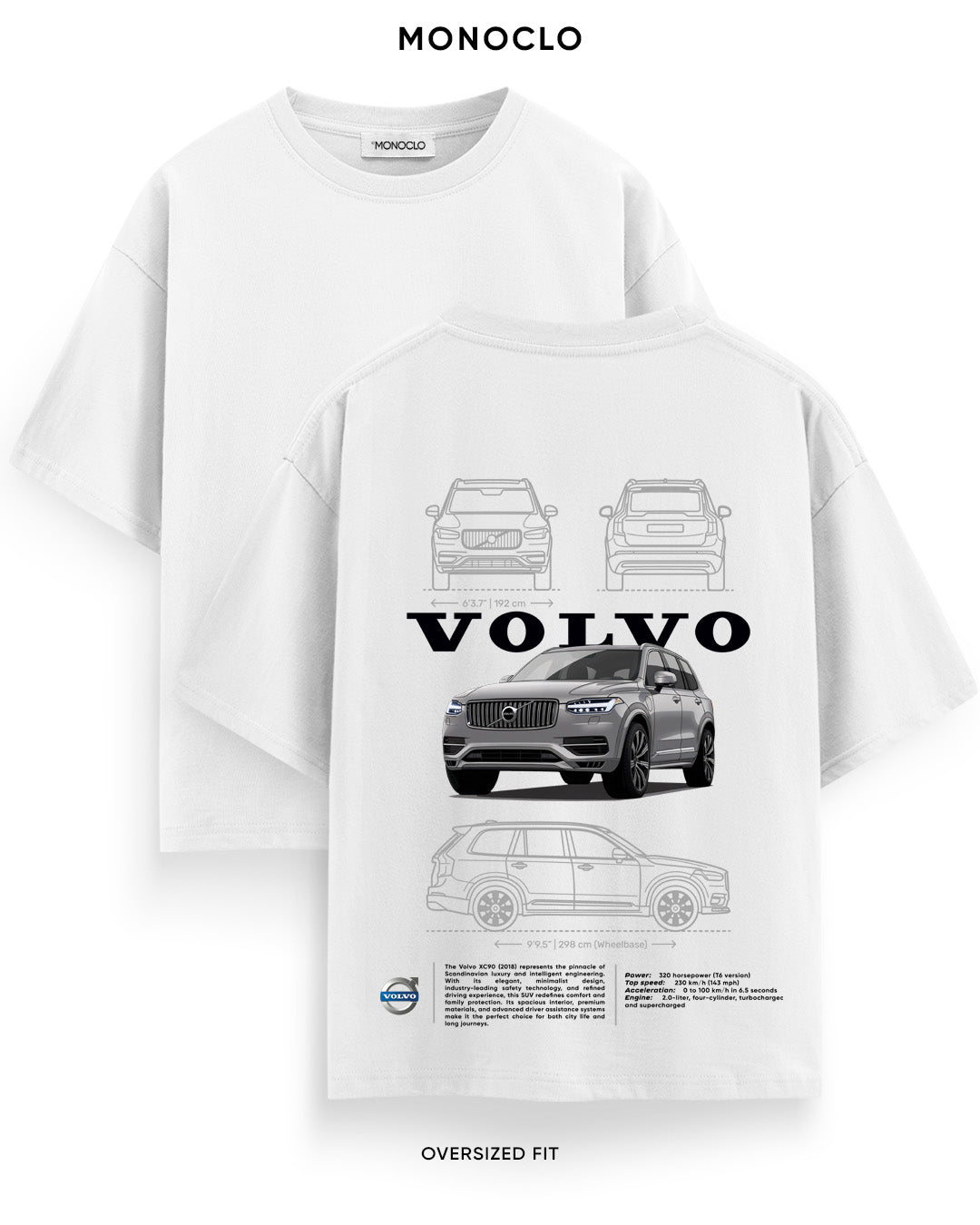Футболка Monoclo Volvo XC90