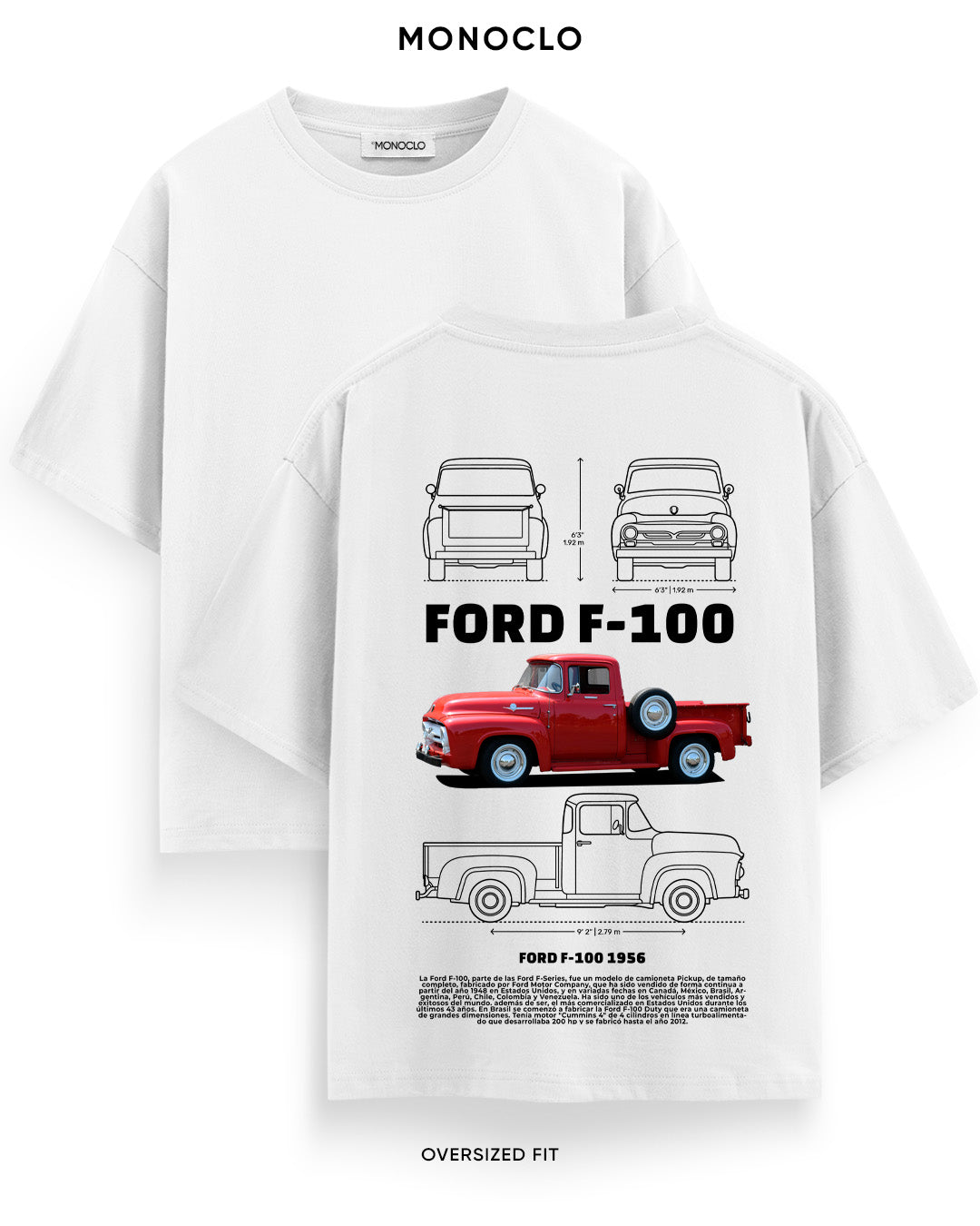 Футболка Monoclo F100 Red Retro