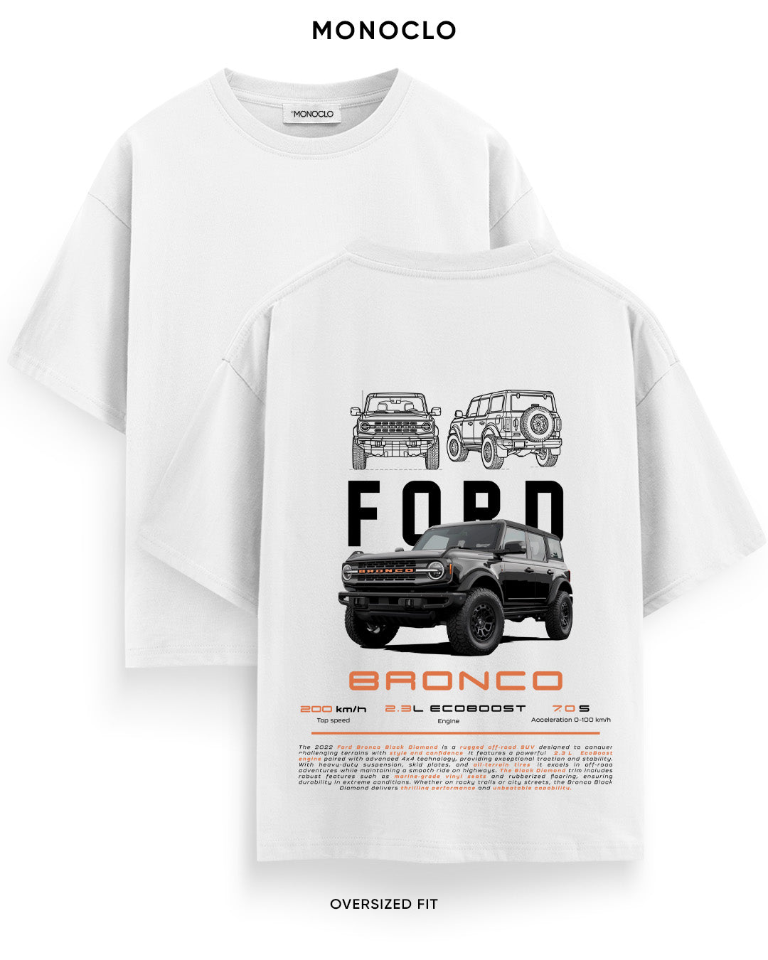 Футболка Monoclo Bronco Black Rugged