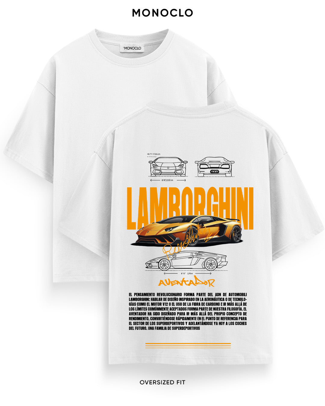 Футболка Monoclo Lamborghini Grafiti