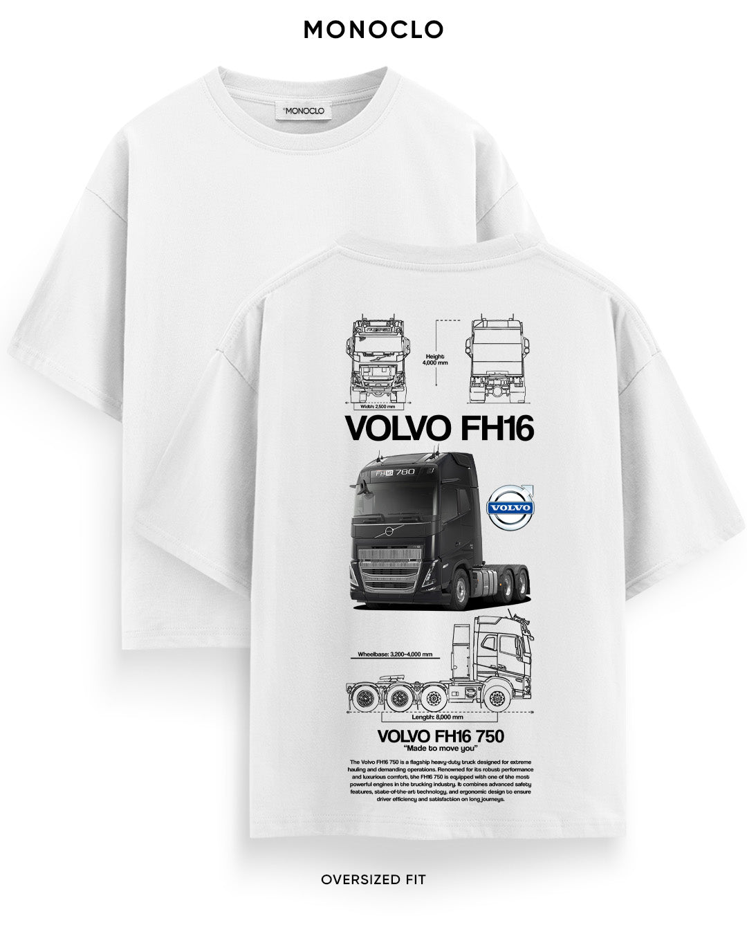 Футболка Monoclo Volvo FH16 750