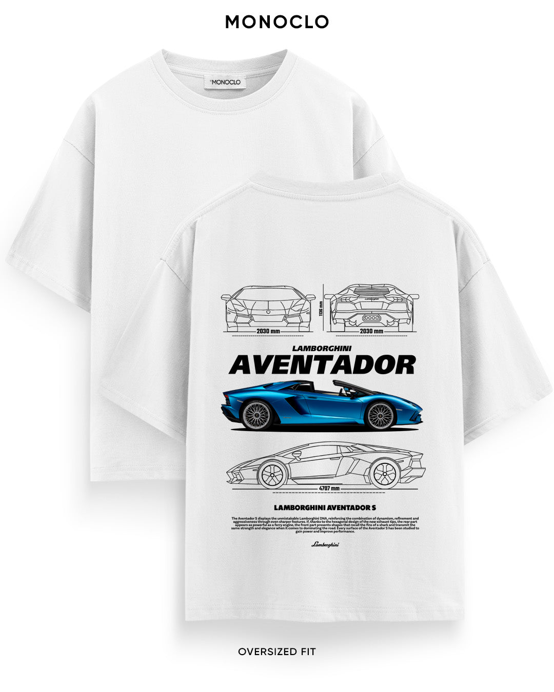 Футболка Monoclo Lamborghini Aventador #2