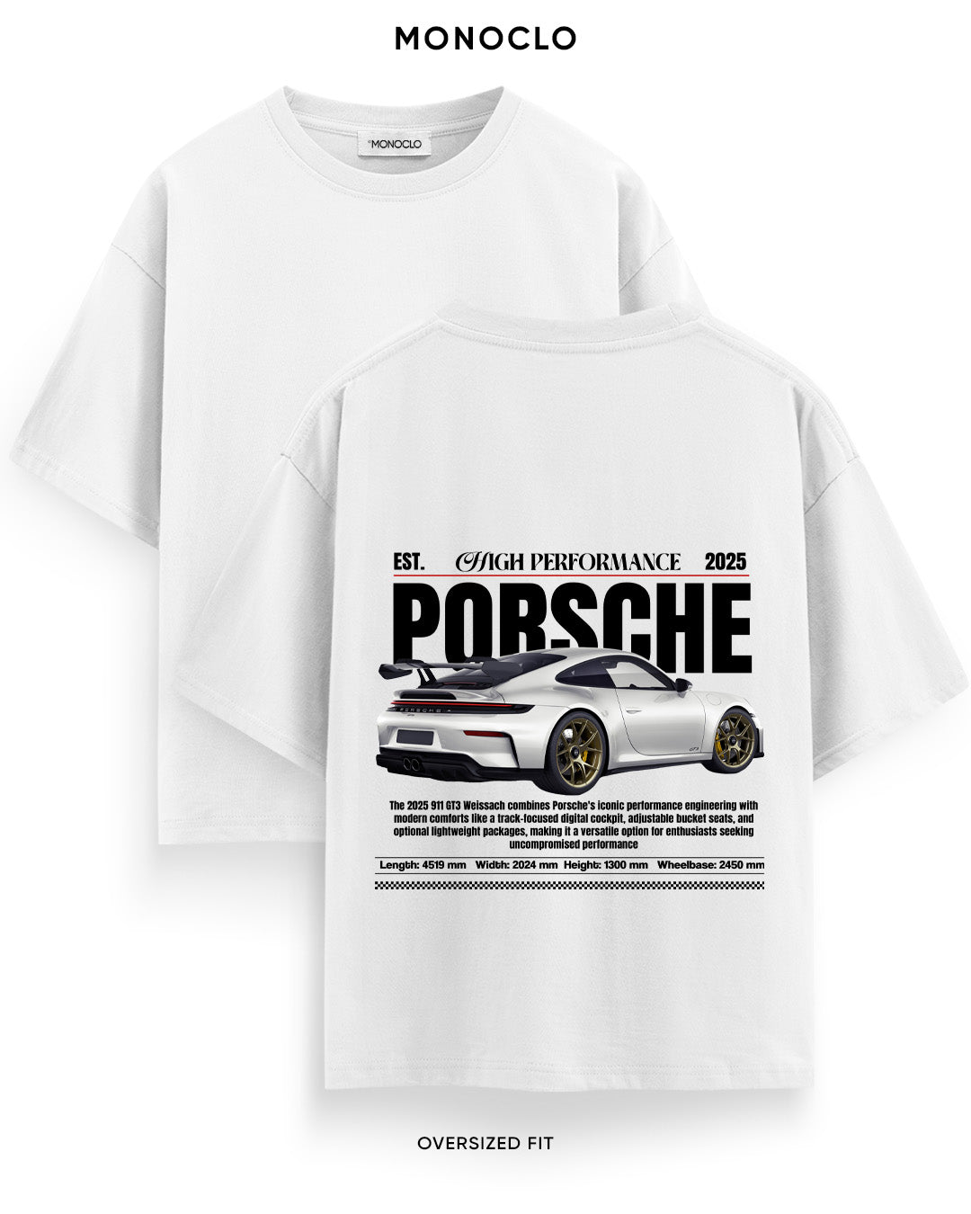 Футболка Monoclo Porsche 911 Weissach