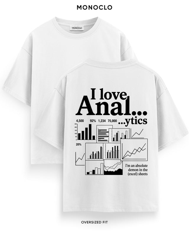 Футболка Monoclo I Love Analytics