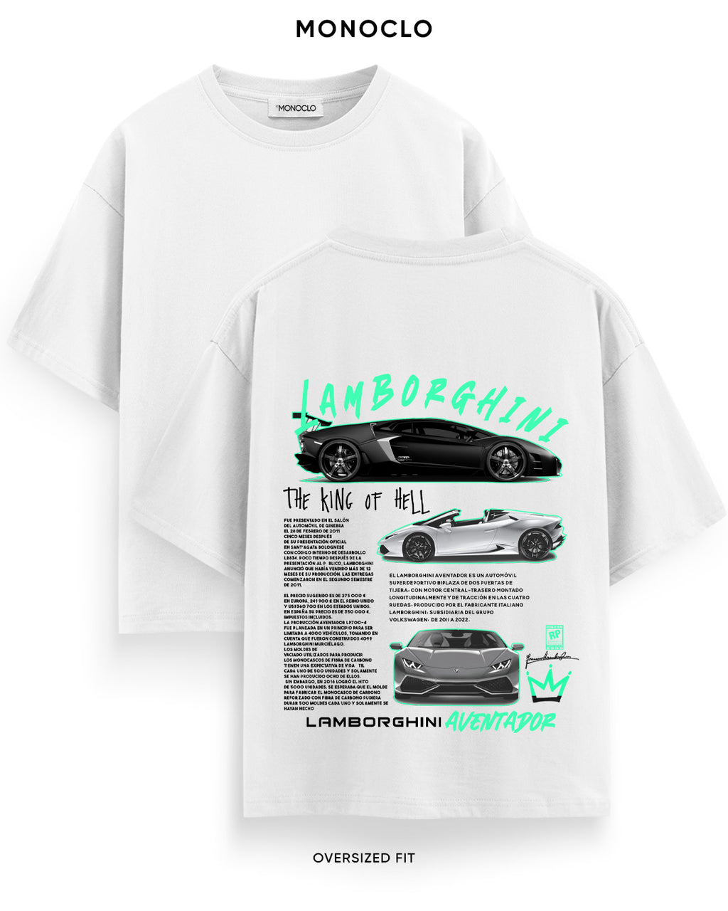 Футболка Monoclo Lamborghini Aventador Prince